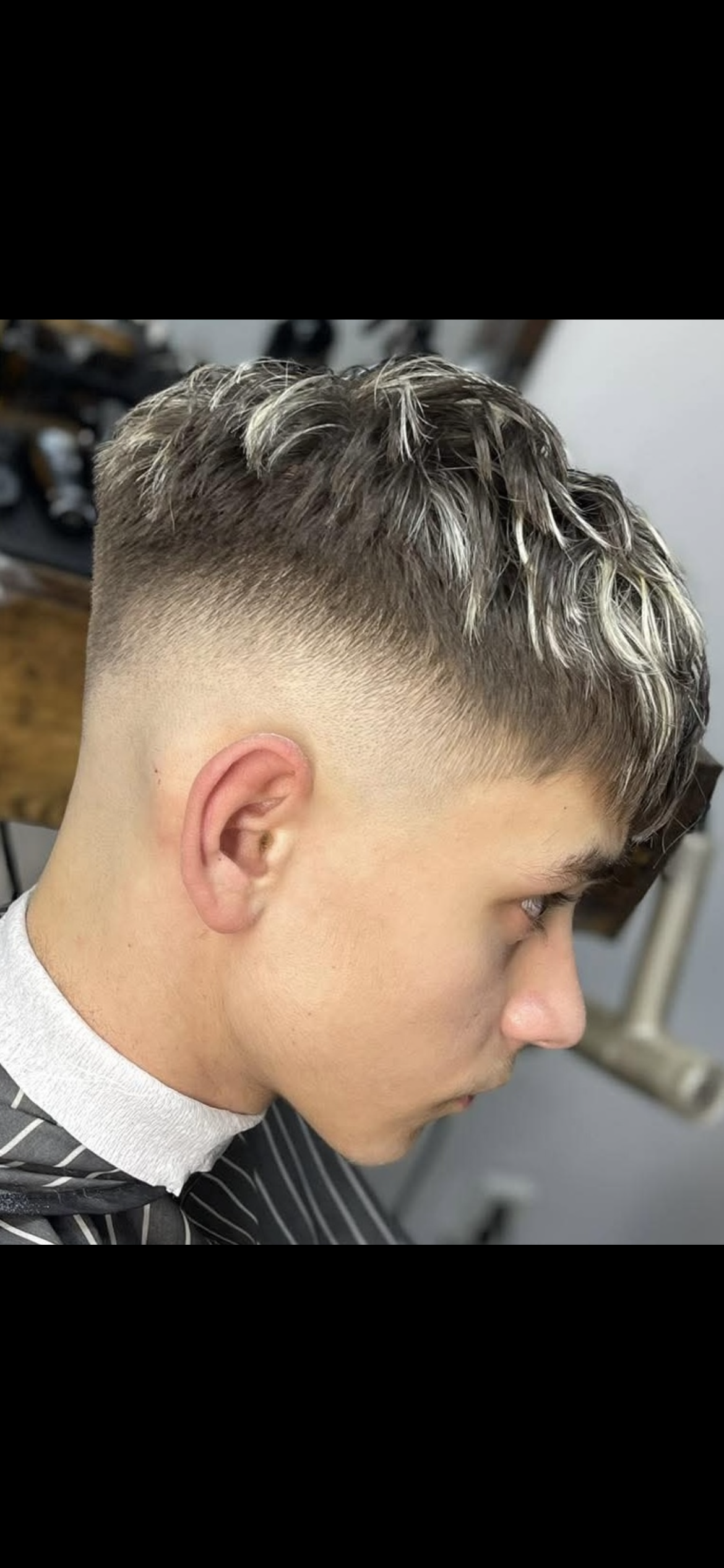 Krisztián munkája — skin fade